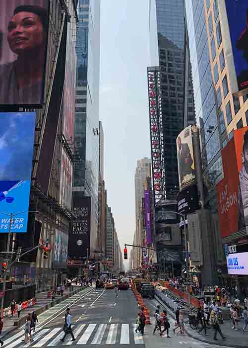 New York street scene